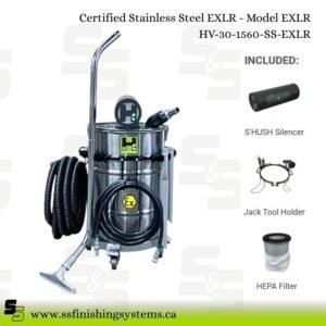Hafcovac Certified Stainless Steel Vacuums EXLR