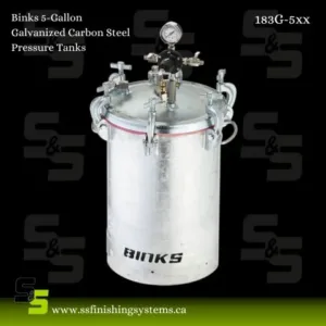 Binks 5-Gal Galvanized Carbon Steel Pressure Tanks