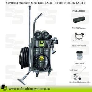 HafcoVac 30Gal Certified Stainless Steel Vacuum EXLR-T