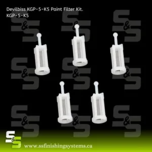 DeVilbiss Paint Filter Kit (5-Pack) – KGP-5-K5