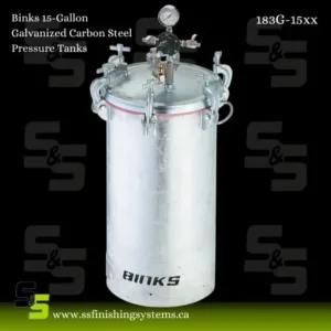 Binks 15-Gal Galvanized Carbon Steel Pressure Tanks