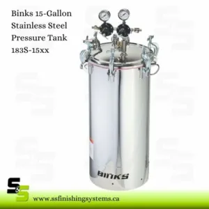 Binks 15-Gal Stainless Steel Pressure Tank