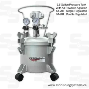 C.A. Technologies 2.5-Gallon Bottom Outlet Pressure Tanks