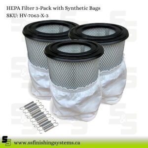 HEPA Filter 3-Pack with Synthetic Bags