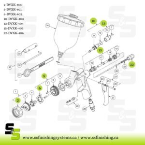 DVX SPREADER CONTROL KNOB KIT
