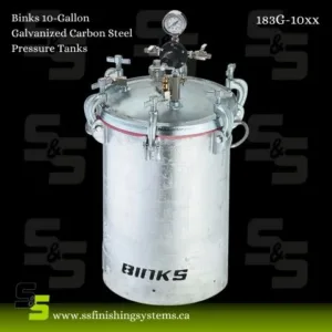 Binks 10-Gal Galvanized Carbon Steel Pressure Tanks