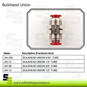 Hosco Bulkhead Union JHI