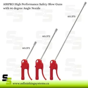 AIRPRO High Performance Safety Blow Guns with 90 degree Angle Nzl