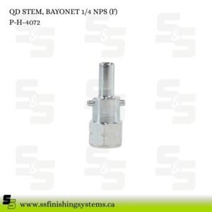 QD STEM, BAYONET 1/4 NPS (F)
