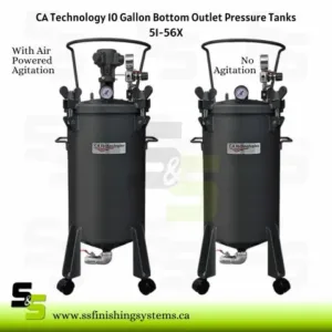 C.A. Technologies 10-Gallon Bottom Outlet Pressure Tanks