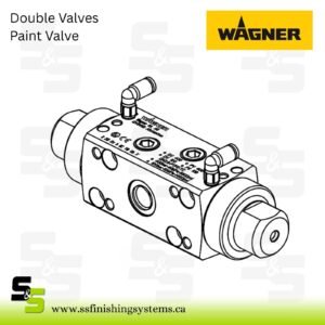 Paint valve (double)-PV 400-DN2.6-PTFE-SSt
