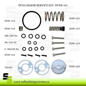 DEV-DVX AUTO GUN MAJOR SERVICE KIT
